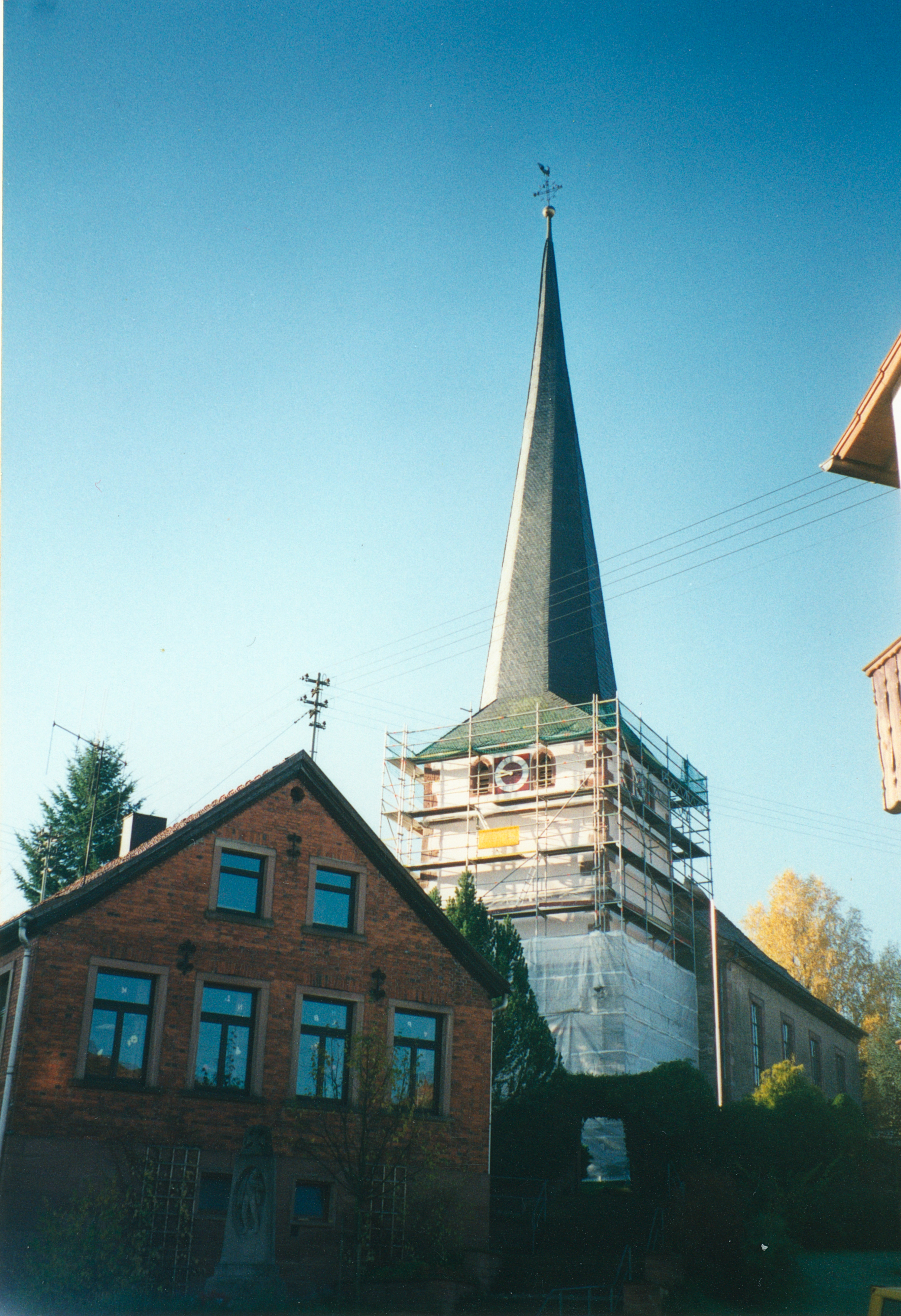 Renovierung der ev. Kirche